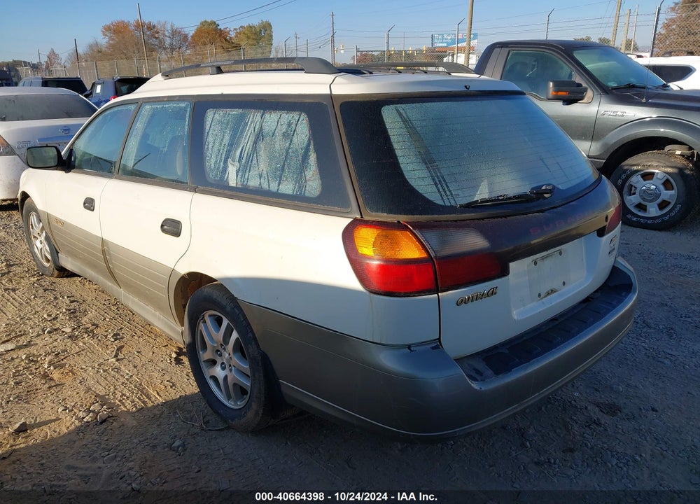 2002 SUBARU OUTBACK VIN: 4S3BH665627648251