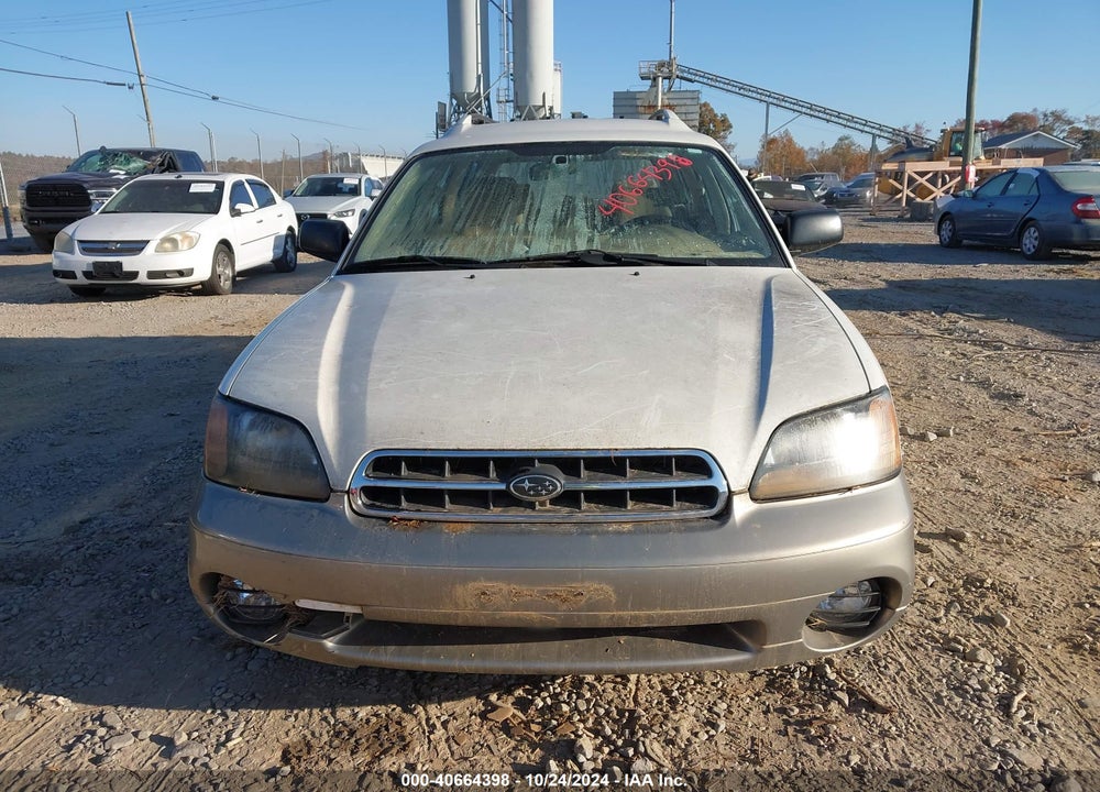 2002 SUBARU OUTBACK VIN: 4S3BH665627648251
