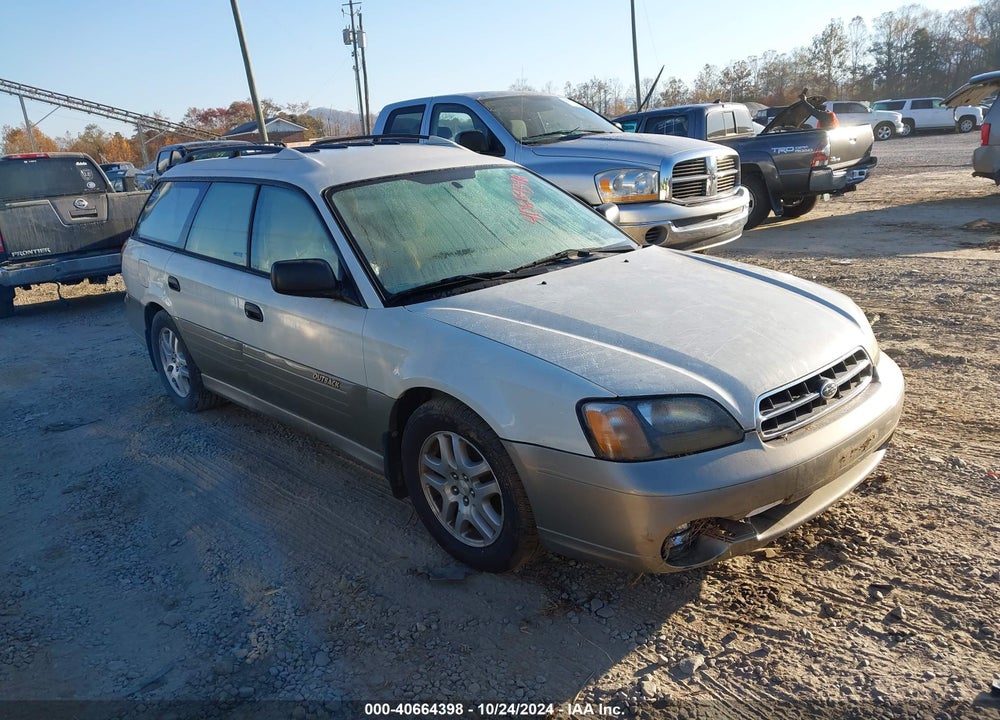 2002 SUBARU OUTBACK VIN: 4S3BH665627648251