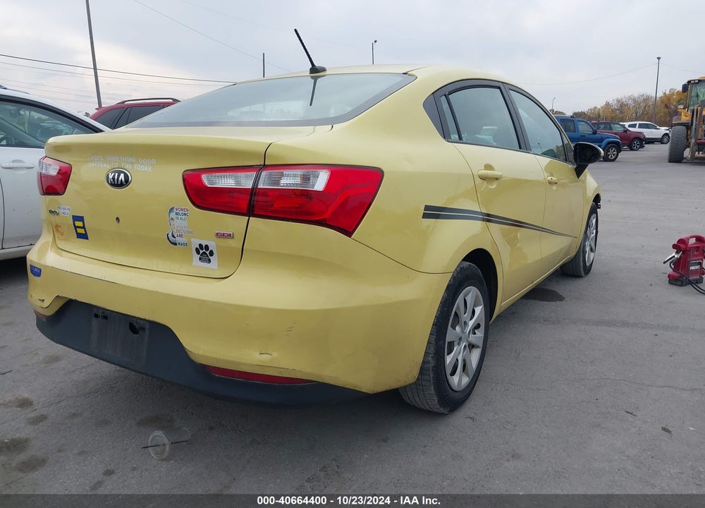 2016 KIA RIO LX VIN: KNADM4A3XG6676885