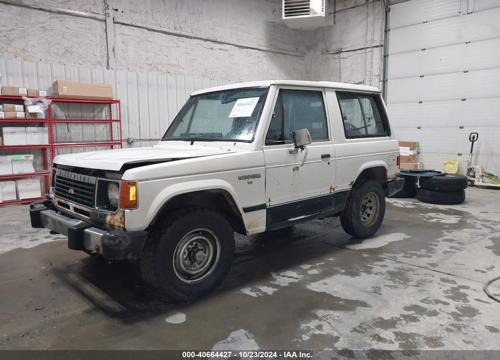 1988 MITSUBISHI MONTERO SPORT VIN: JA4FJ53E3JJ012726