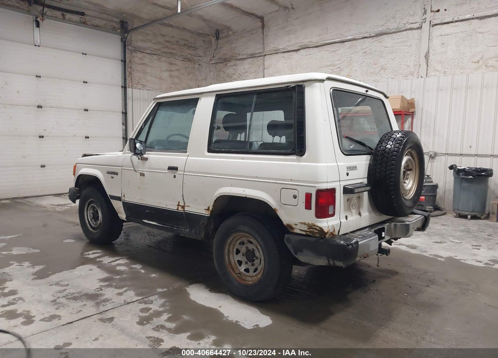 1988 MITSUBISHI MONTERO SPORT VIN: JA4FJ53E3JJ012726