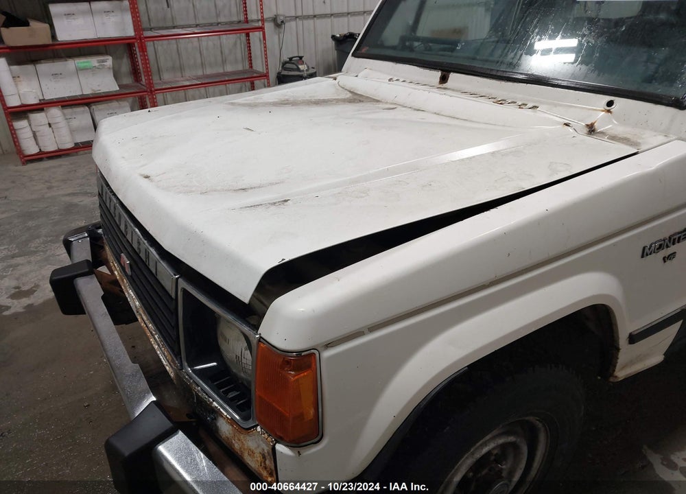 1988 MITSUBISHI MONTERO SPORT VIN: JA4FJ53E3JJ012726