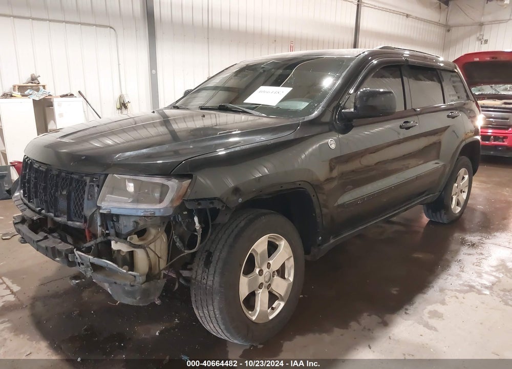 2012 JEEP GRAND CHEROKEE OVERLAND VIN: 1C4RJFCT4CC193897
