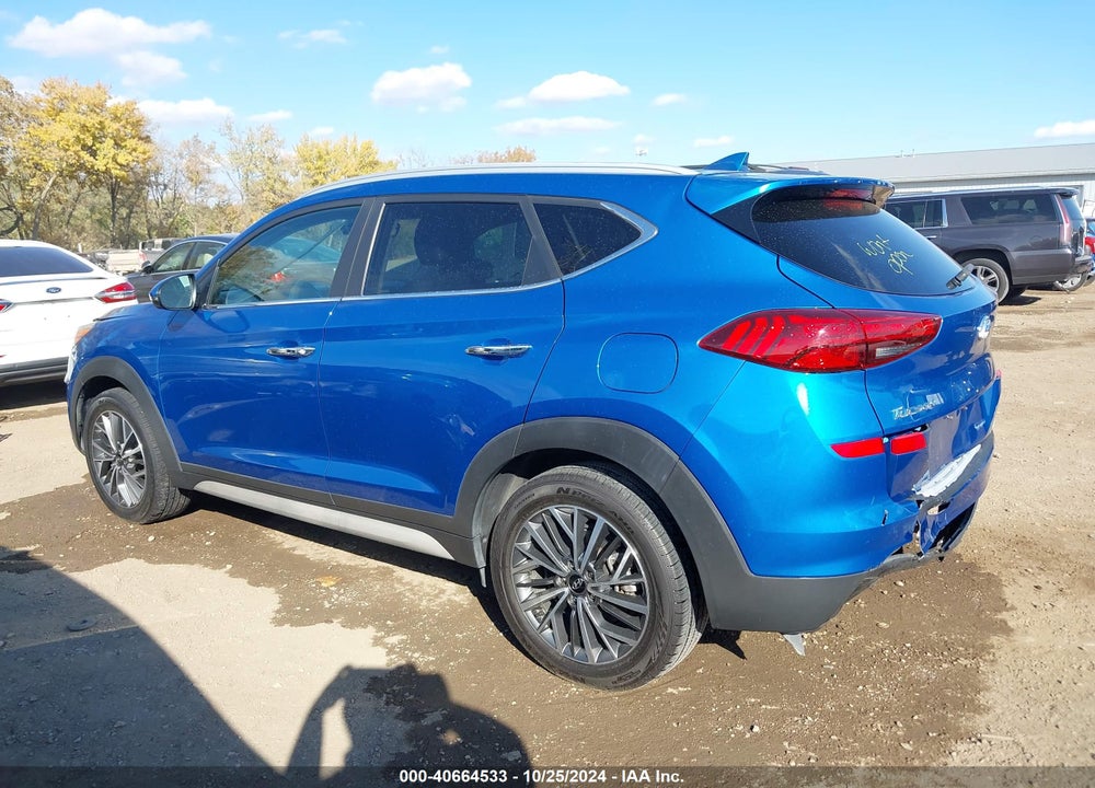 2019 HYUNDAI TUCSON LIMITED VIN: KM8J33AL9KU964562