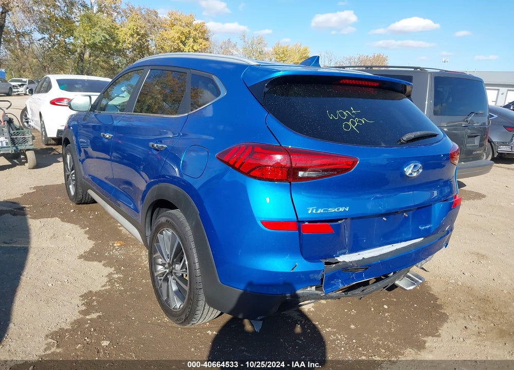 2019 HYUNDAI TUCSON LIMITED VIN: KM8J33AL9KU964562