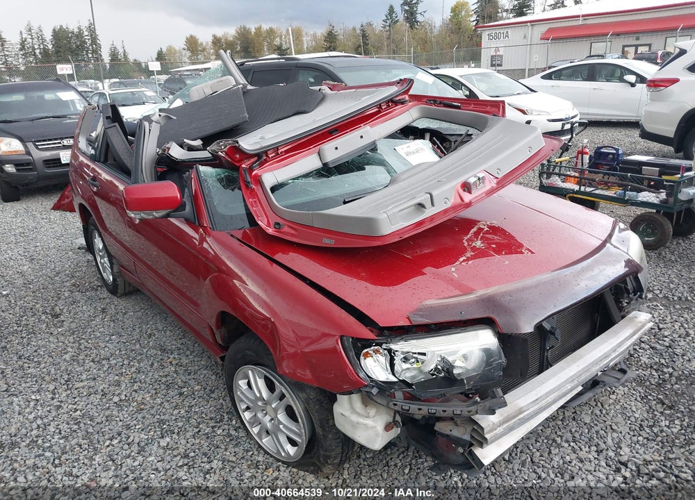 2008 SUBARU FORESTER SPORTS 2.5X VIN: JF1SG66678H712351