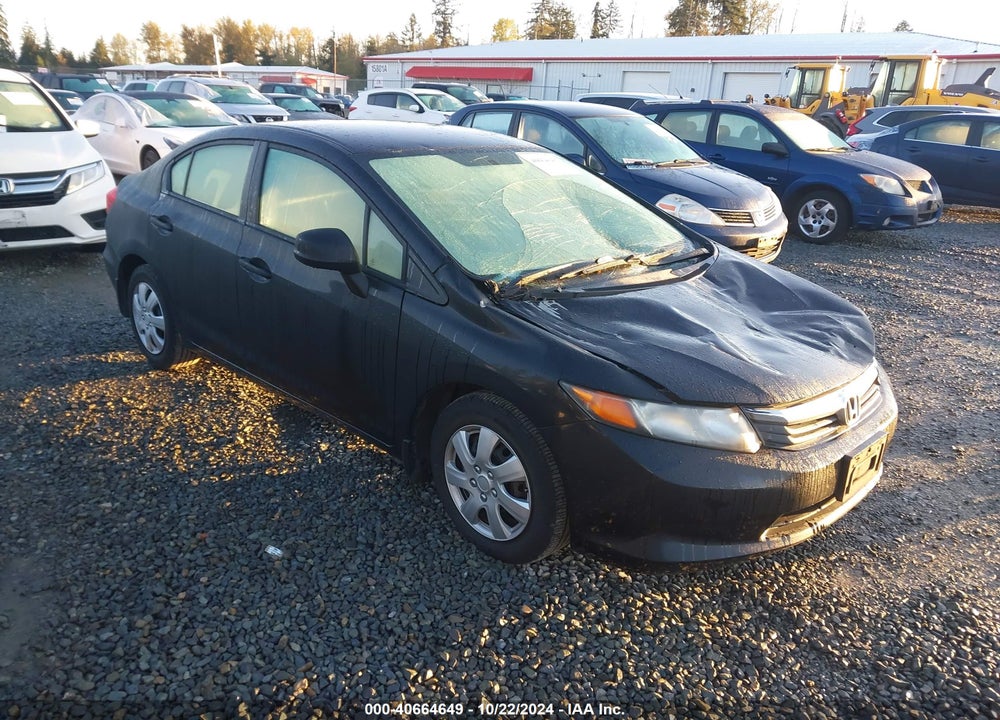 2012 HONDA CIVIC SDN LX VIN: 2HGFB2F57CH335017
