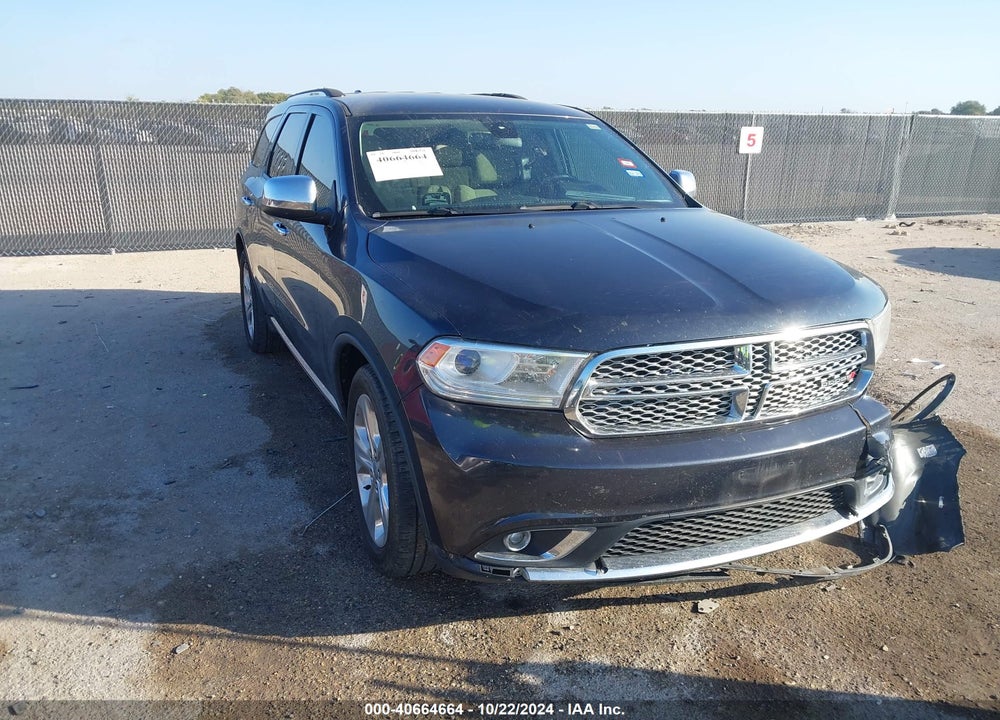 2015 DODGE DURANGO SXT VIN: 1C4RDHAG5FC708967