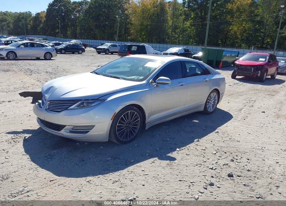 2014 LINCOLN MKZ VIN: 3LN6L2G96ER801407