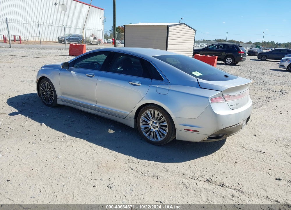 2014 LINCOLN MKZ VIN: 3LN6L2G96ER801407