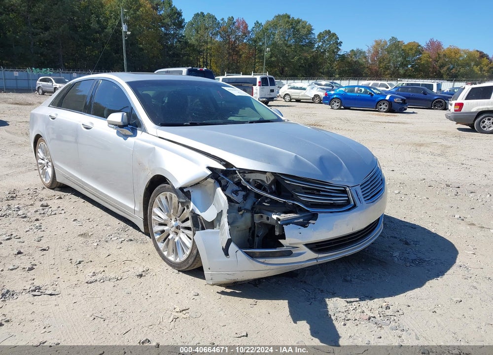 2014 LINCOLN MKZ VIN: 3LN6L2G96ER801407