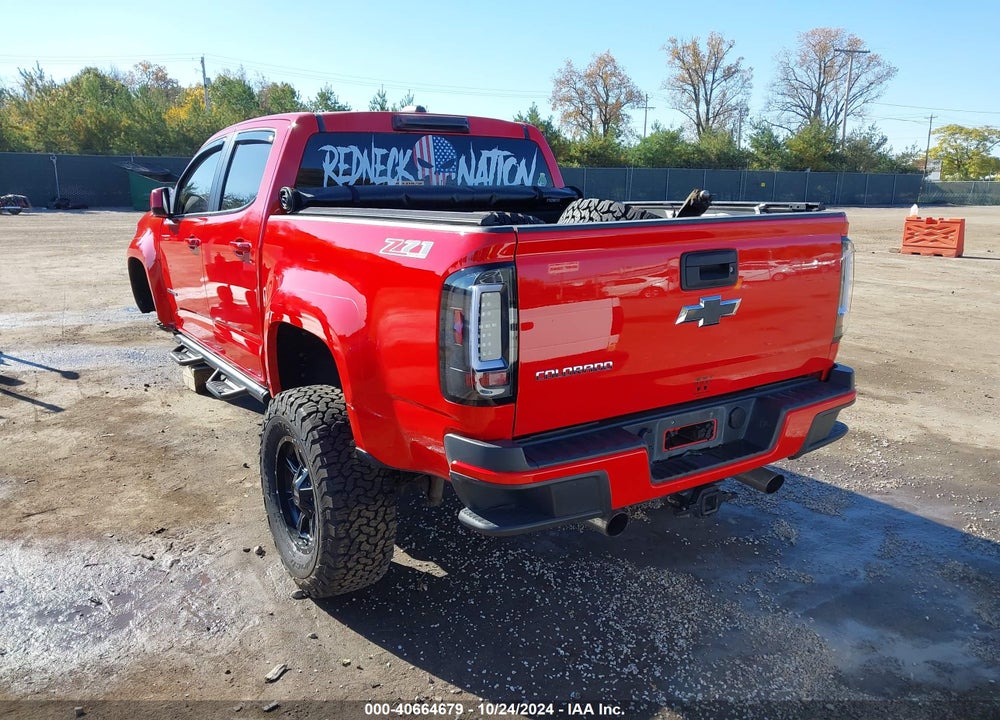 2015 CHEVROLET COLORADO Z71 VIN: 1GCGTCE36F1162566