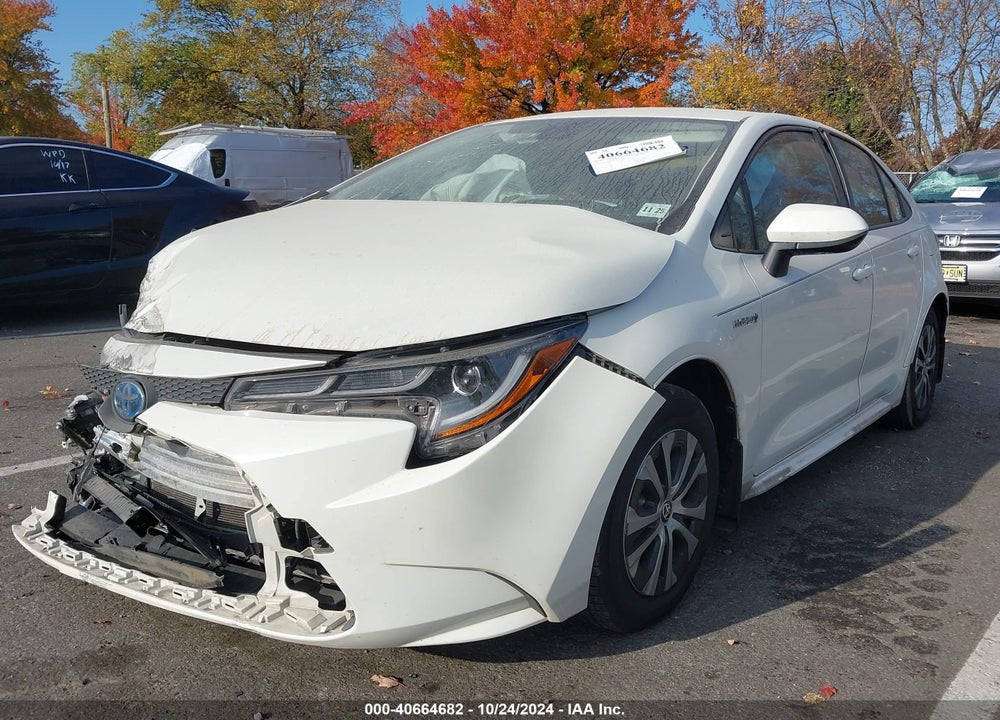 2021 TOYOTA COROLLA HYBRID LE VIN: JTDEAMDE2MJ014062