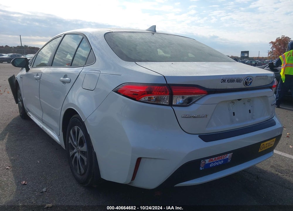 2021 TOYOTA COROLLA HYBRID LE VIN: JTDEAMDE2MJ014062