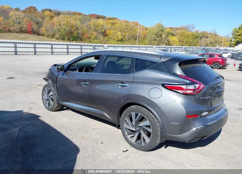 2018 NISSAN MURANO PLATINUM VIN: 5N1AZ2MH0JN201256
