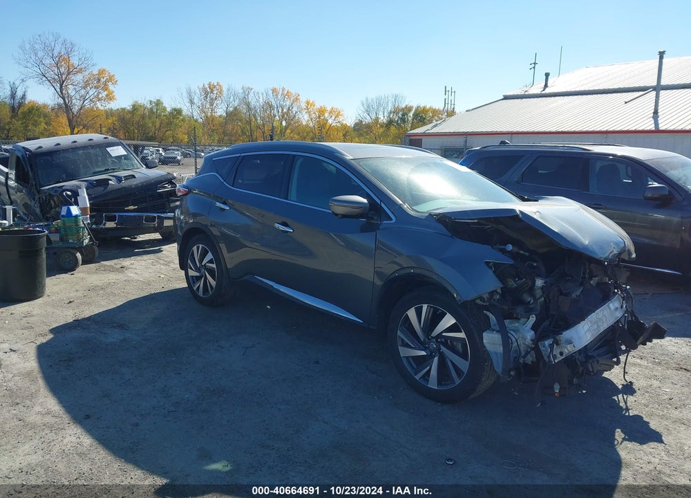 2018 NISSAN MURANO PLATINUM VIN: 5N1AZ2MH0JN201256