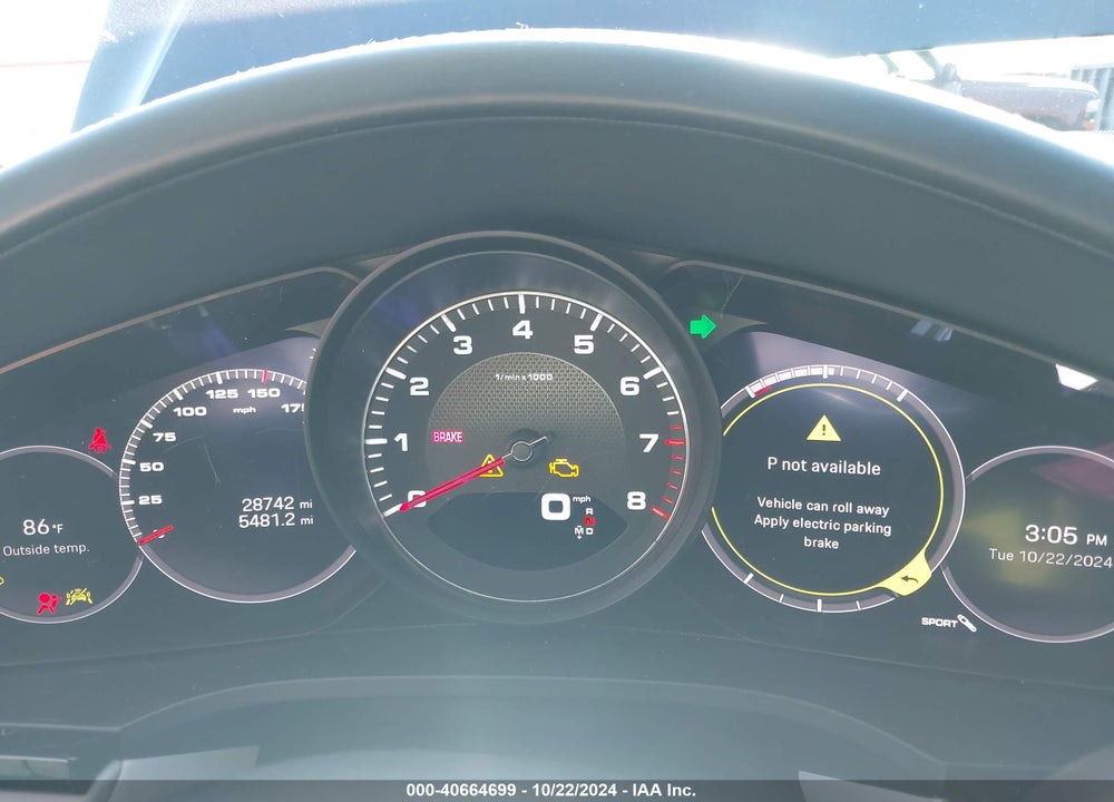 2022 PORSCHE CAYENNE COUPE S/S PLATINUM EDITION VIN: WP1BB2AY7NDA52226