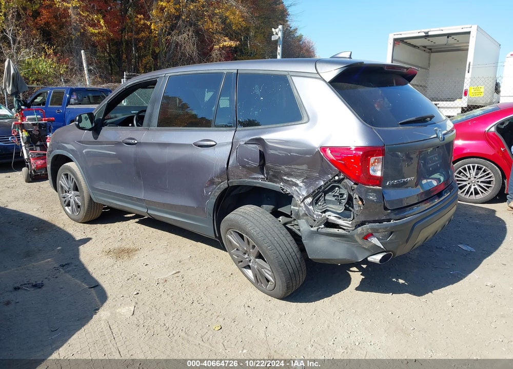 2021 HONDA PASSPORT AWD EX-L VIN: 5FNYF8H58MB028233