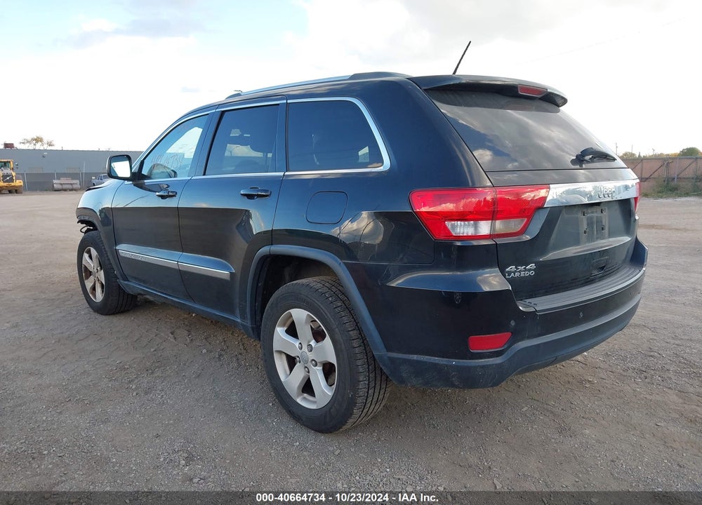 2012 JEEP GRAND CHEROKEE LAREDO VIN: 1C4RJFAG4CC324106