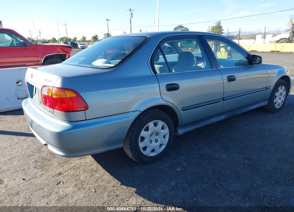 1999 HONDA CIVIC LX VIN: 2HGEJ6674XH587031