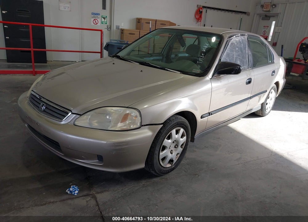 2000 HONDA CIVIC LX VIN: 1HGEJ6671YL034437