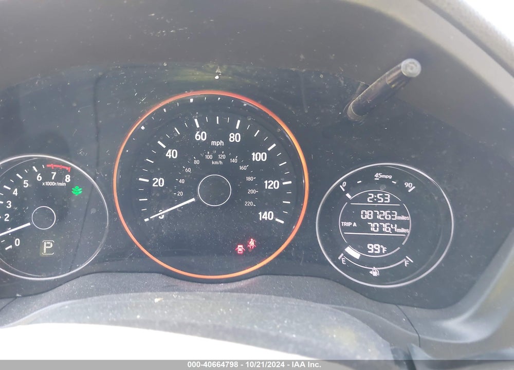 2018 HONDA HR-V EX VIN: 3CZRU6H57JG718828