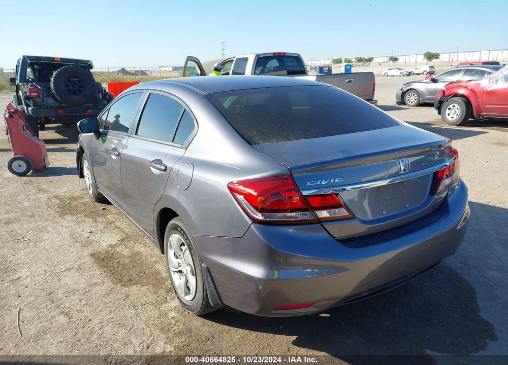 2014 HONDA CIVIC LX VIN: 2HGFB2F55EH524400