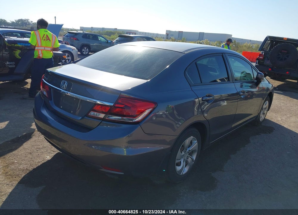 2014 HONDA CIVIC LX VIN: 2HGFB2F55EH524400