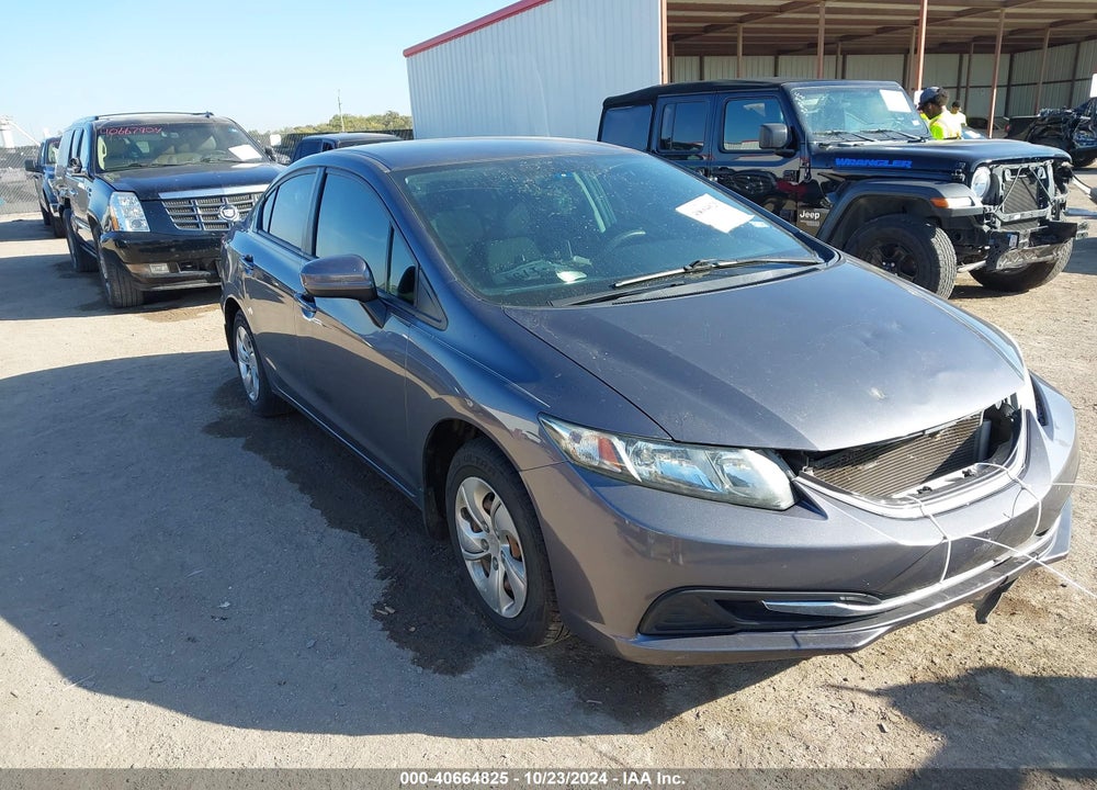2014 HONDA CIVIC LX VIN: 2HGFB2F55EH524400