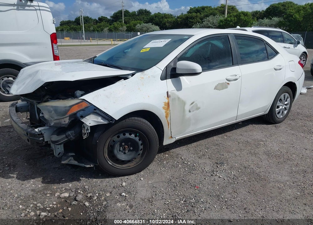 2014 TOYOTA COROLLA L VIN: 2T1BURHE8EC072725