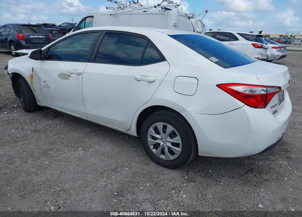 2014 TOYOTA COROLLA L VIN: 2T1BURHE8EC072725