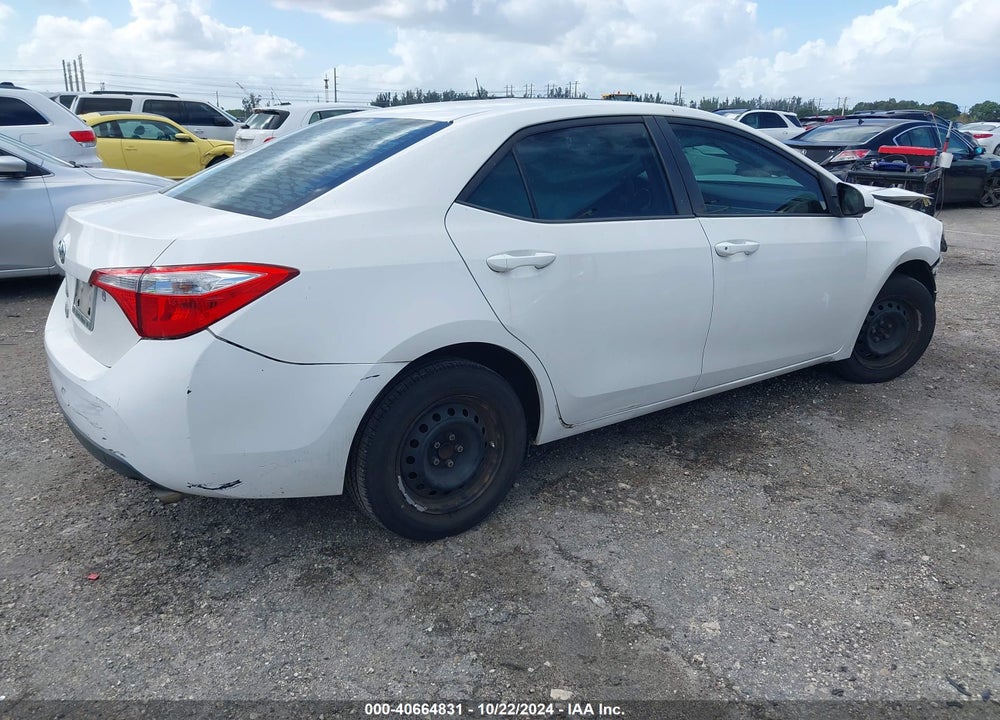 2014 TOYOTA COROLLA L VIN: 2T1BURHE8EC072725