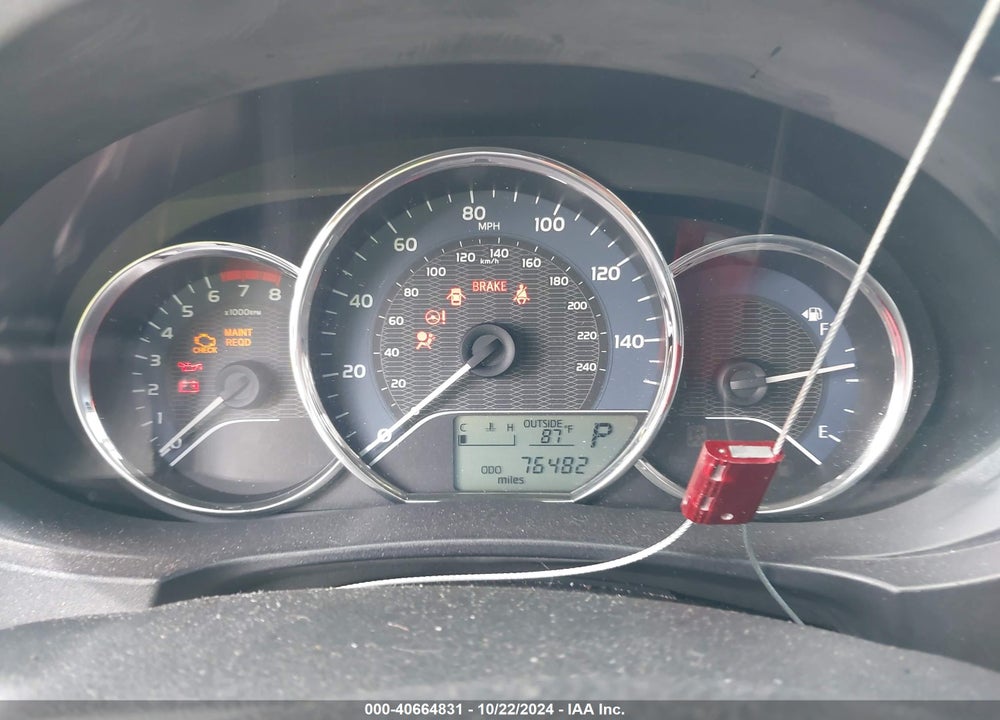 2014 TOYOTA COROLLA L VIN: 2T1BURHE8EC072725