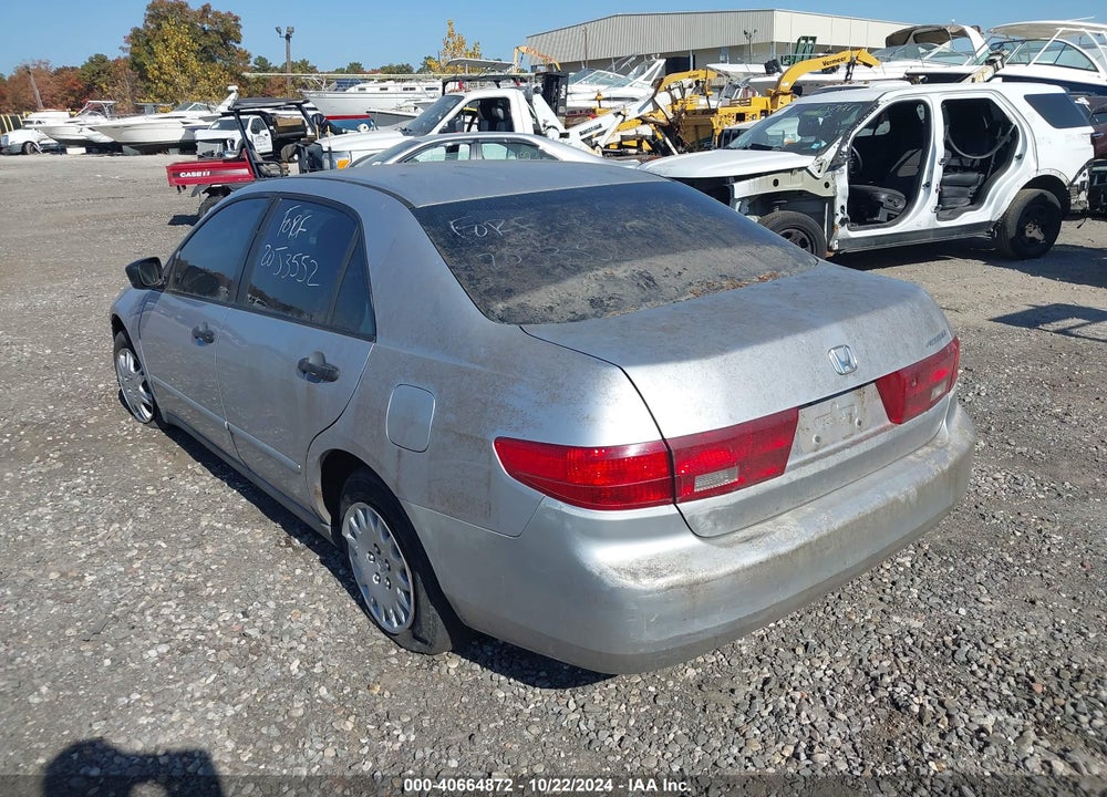 2005 HONDA ACCORD 2.4 DX VIN: 1HGCM56125A190949