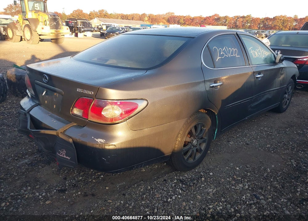2004 LEXUS ES 330 VIN: JTHBA30G045046567
