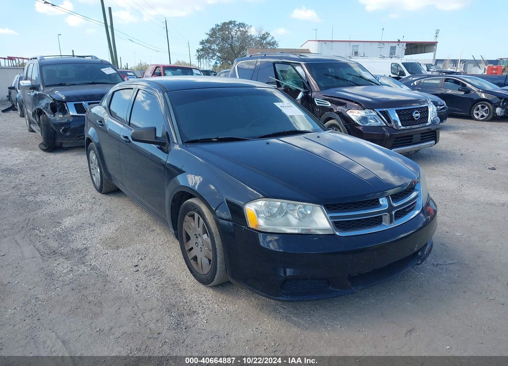 2014 DODGE AVENGER SE VIN: 1C3CDZAB1EN107109