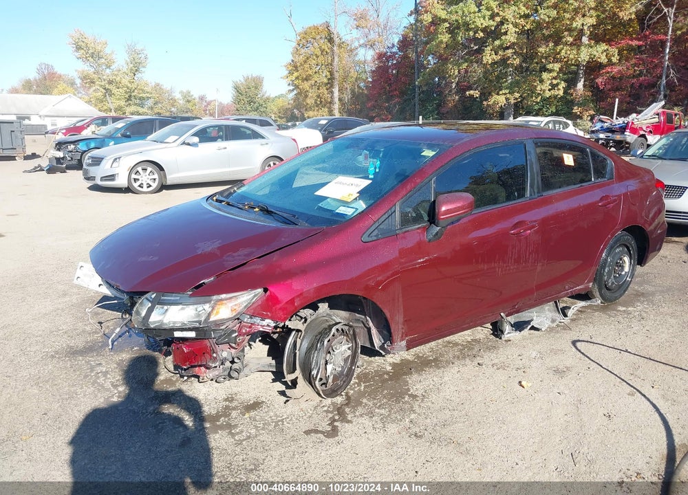 2015 HONDA CIVIC LX VIN: 19XFB2F55FE262650