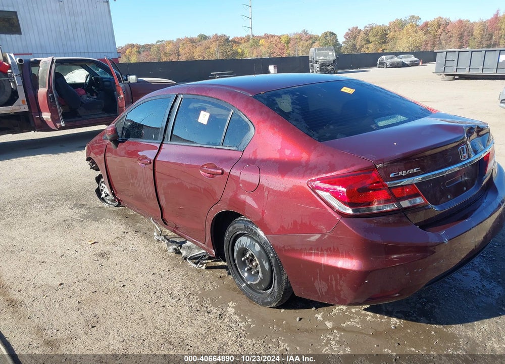 2015 HONDA CIVIC LX VIN: 19XFB2F55FE262650