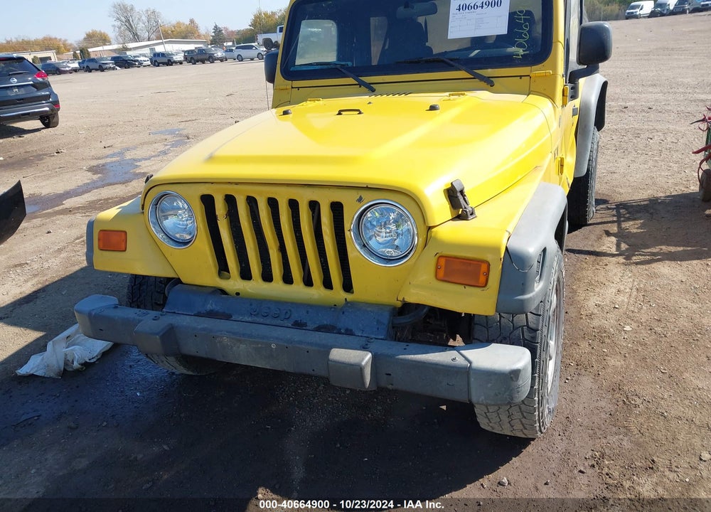 2004 JEEP WRANGLER X VIN: 1J4FA39S74P715880