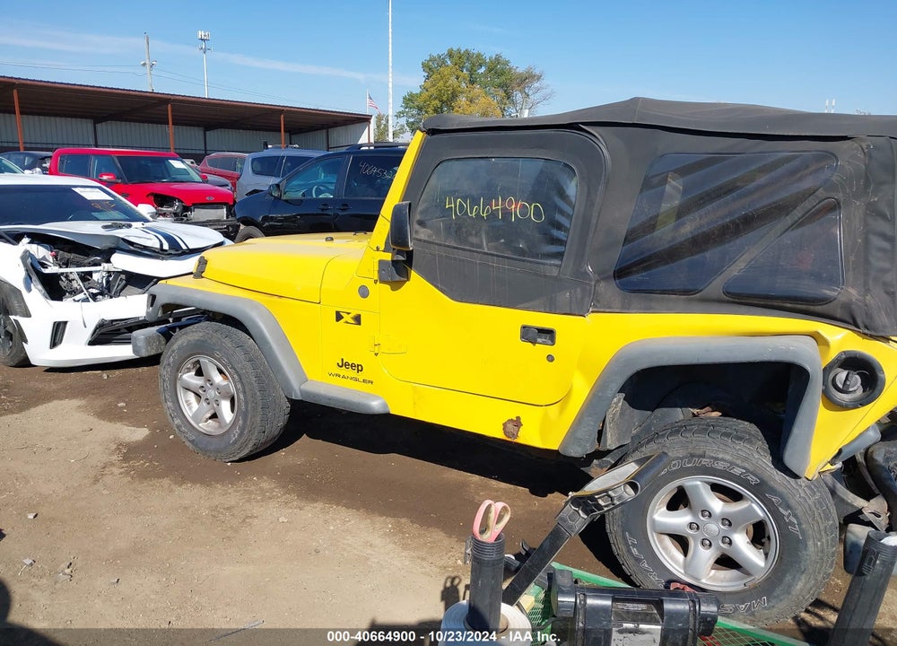 2004 JEEP WRANGLER X VIN: 1J4FA39S74P715880