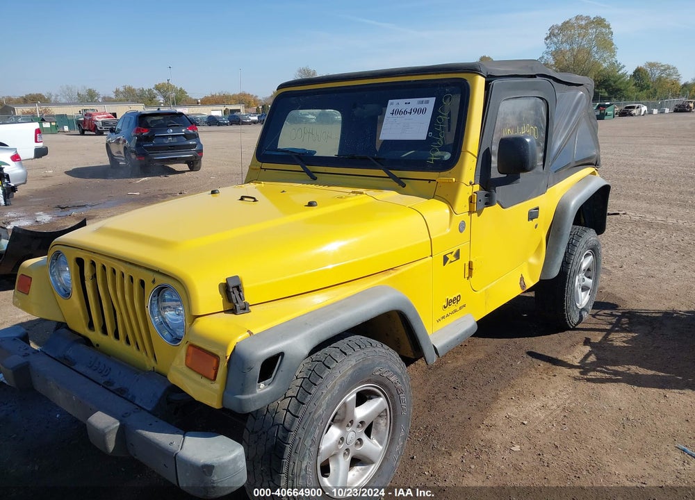 2004 JEEP WRANGLER X VIN: 1J4FA39S74P715880