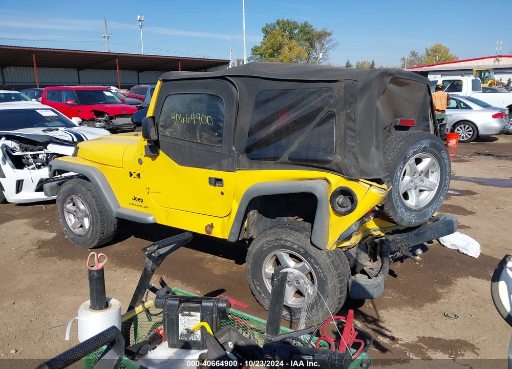 2004 JEEP WRANGLER X VIN: 1J4FA39S74P715880