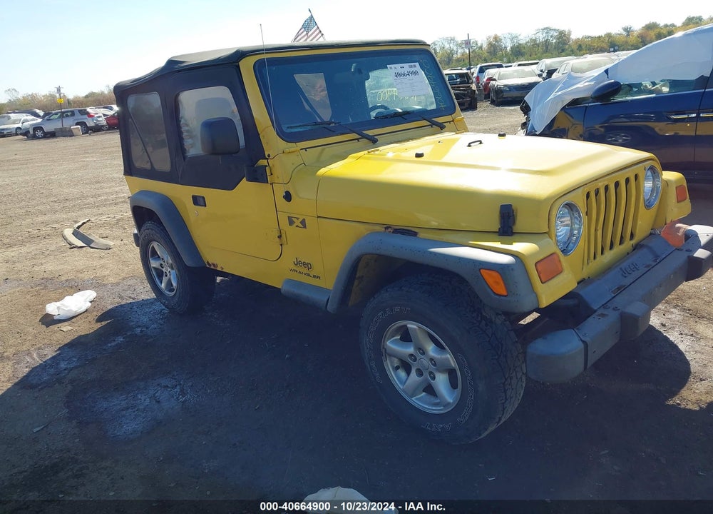 2004 JEEP WRANGLER X VIN: 1J4FA39S74P715880