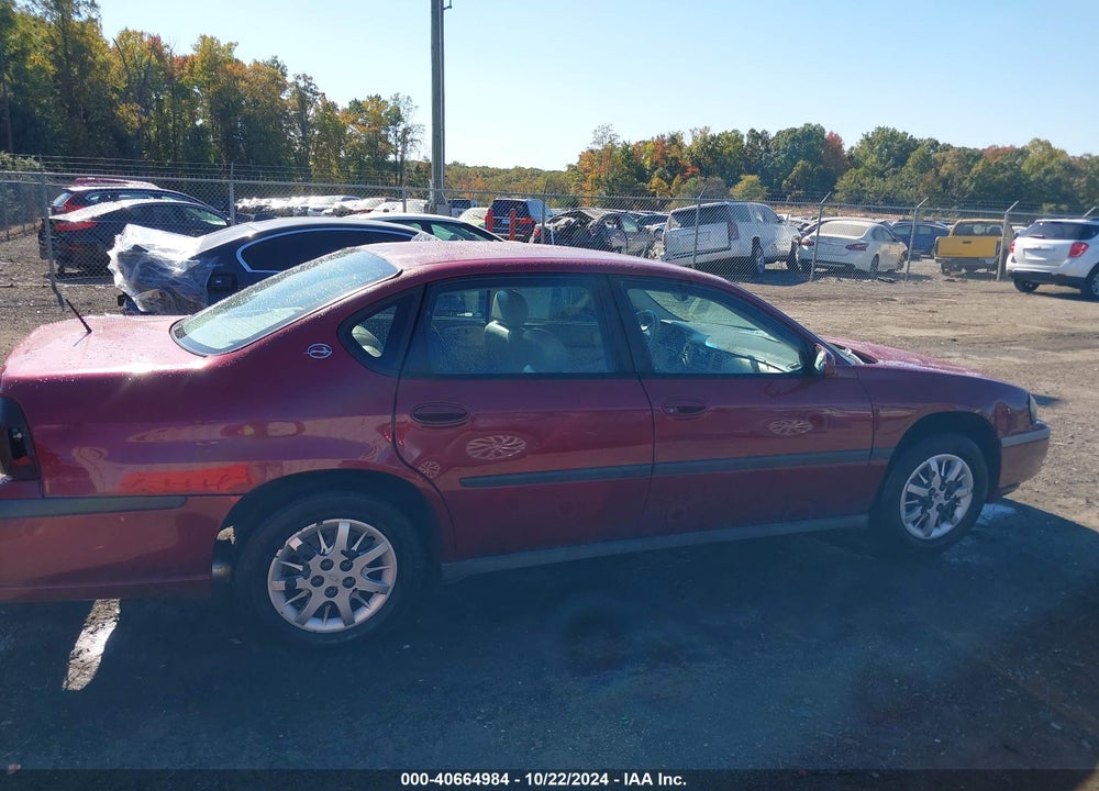 2005 CHEVROLET IMPALA POLICE VIN: 2G1WF55KX59366862