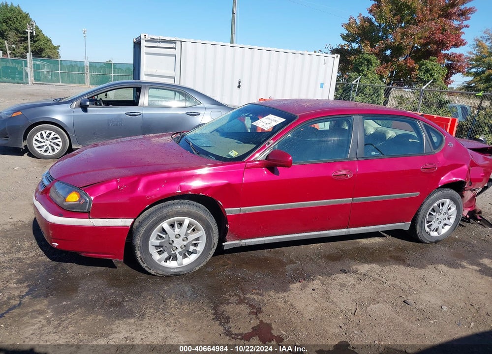 2005 CHEVROLET IMPALA POLICE VIN: 2G1WF55KX59366862