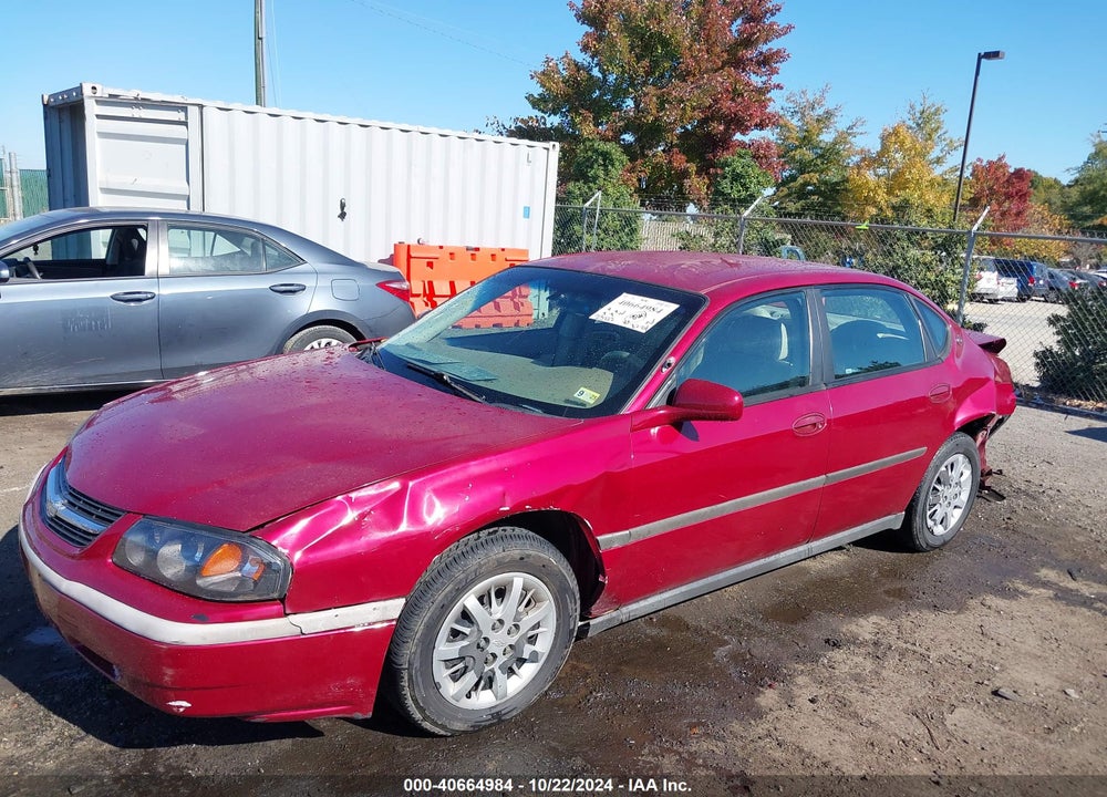 2005 CHEVROLET IMPALA POLICE VIN: 2G1WF55KX59366862