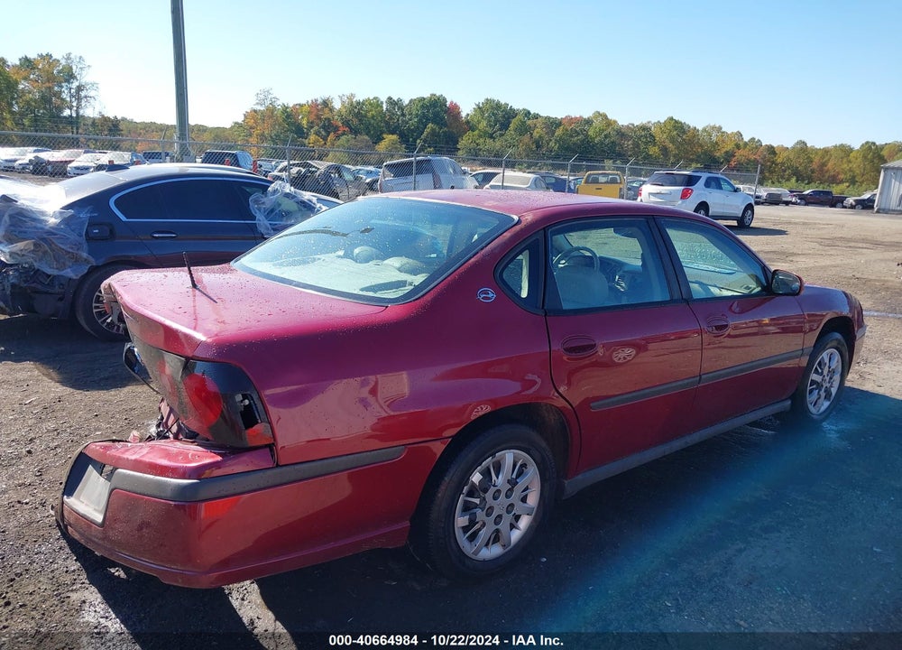 2005 CHEVROLET IMPALA POLICE VIN: 2G1WF55KX59366862