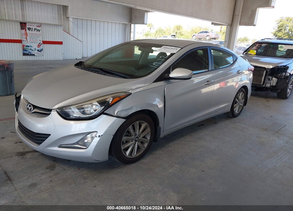 2015 HYUNDAI ELANTRA SE VIN: KMHDH4AE2FU414860