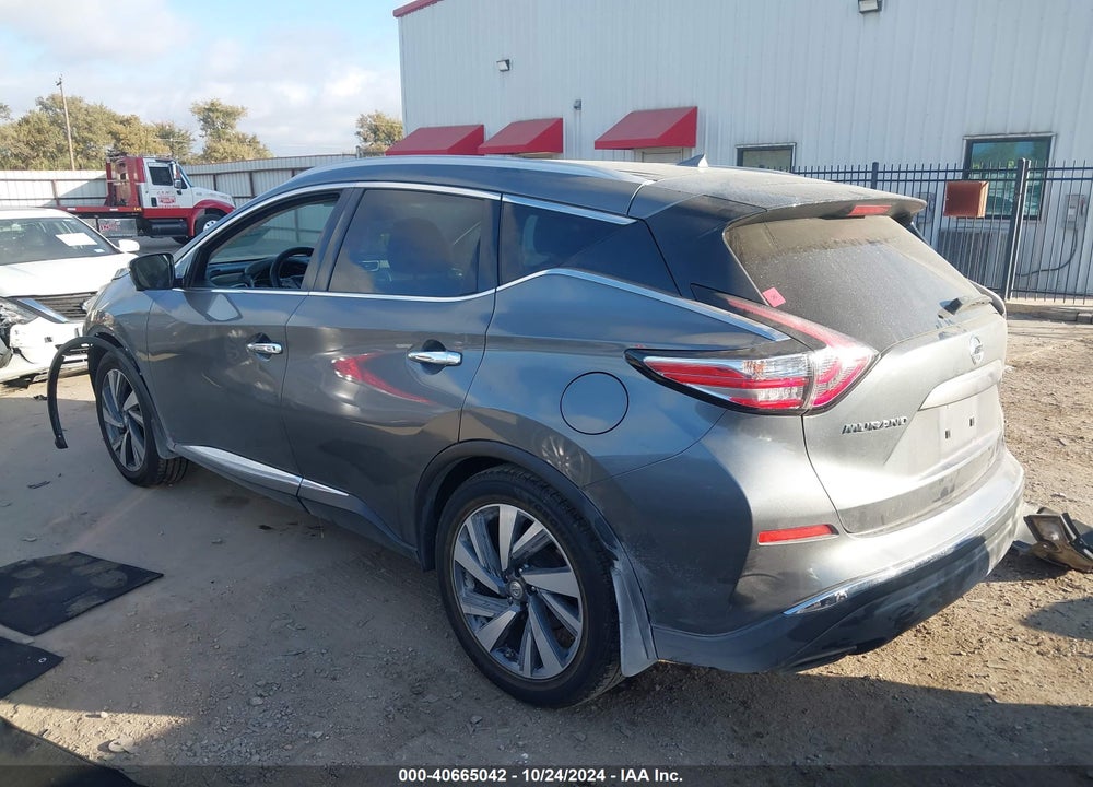 2015 NISSAN MURANO PLATINUM VIN: 5N1AZ2MG8FN200693